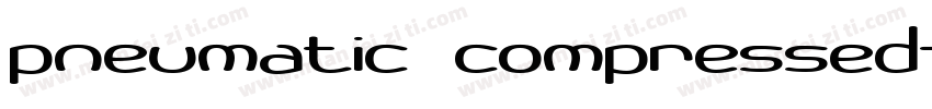 pneumatic compressed字体转换